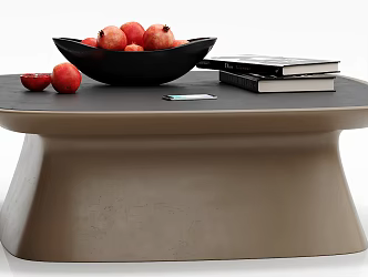 Modern coffee table coffee table decoration combination 3d model