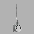 Heavy Duty Industrial Equipment Featuring Square Base Long Rod And Circular Holes