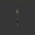 Turquoise And Orange Submachine Gun With Tactical Scope Grip And VC98 Design
