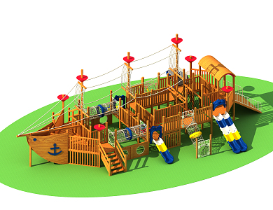 Modern Amusement Equipment 3d model