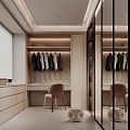 Style Cloakroom Wardrobe Cloakroom 3d model