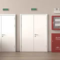 Fire Safety Equipment Including Fire Doors Emergency Exit Signs Hydrant Cabinet and Fire Detectors