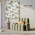 Modern Lazy Sofa 3d model