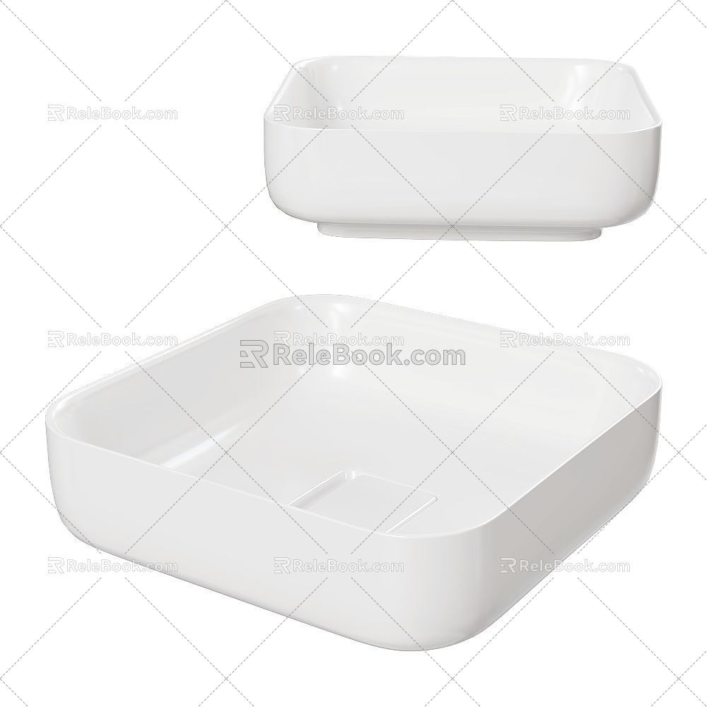 ABBER wash basin 3d model