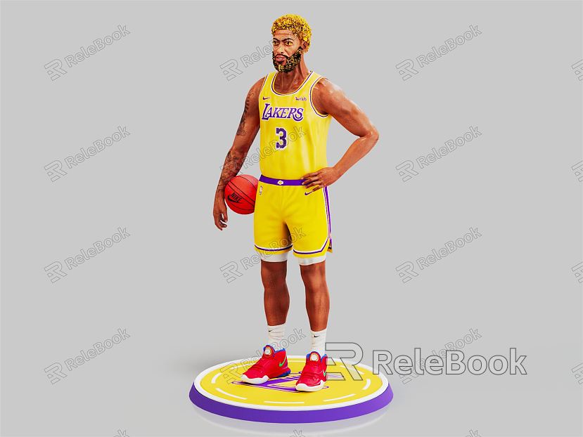 modern man basketball player basketball model