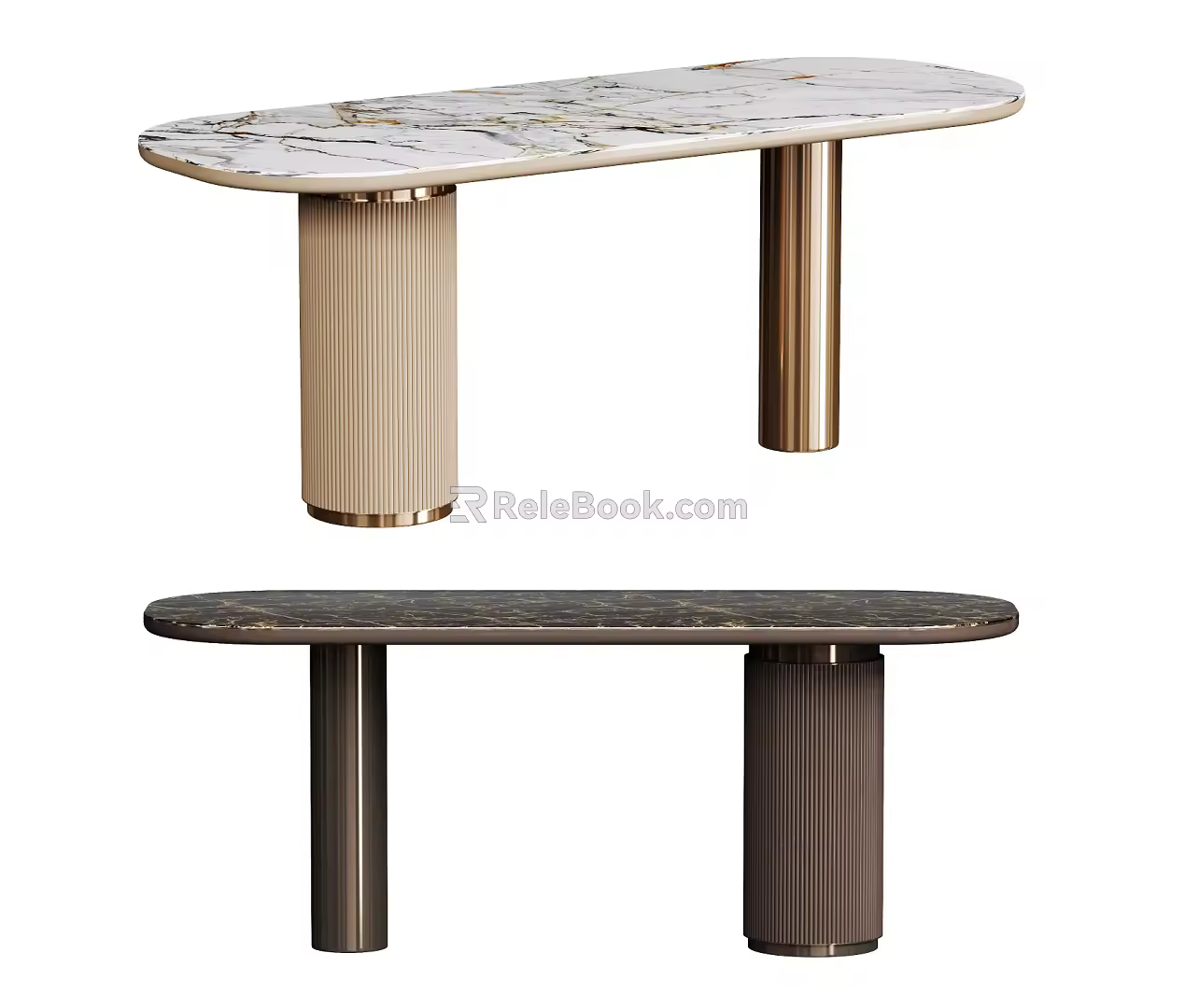Modern dining table 3d model