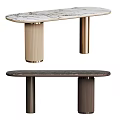 Modern dining table 3d model