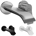 Modern Contemporary Faucet Design With Chrome Black And White Color Options