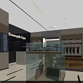Modern Clothing Store Interior With Mannequins Shelves Clothing Displays And Accessories