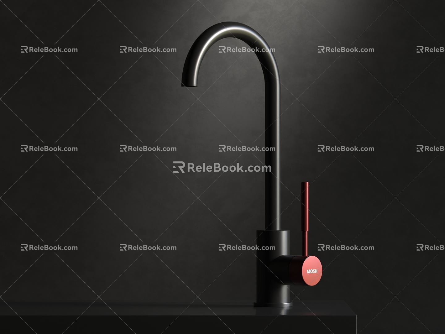 Hot and cold faucet kitchen and bathroom hardware water utensils model