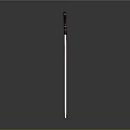Bright Illuminated LED Light Stick With White Red Glow And Black Top