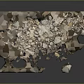 Natural Rough Stone and Wooden Materials in Various Sizes for Construction Projects
