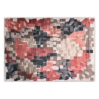 Modern minimalist carpet 3d model