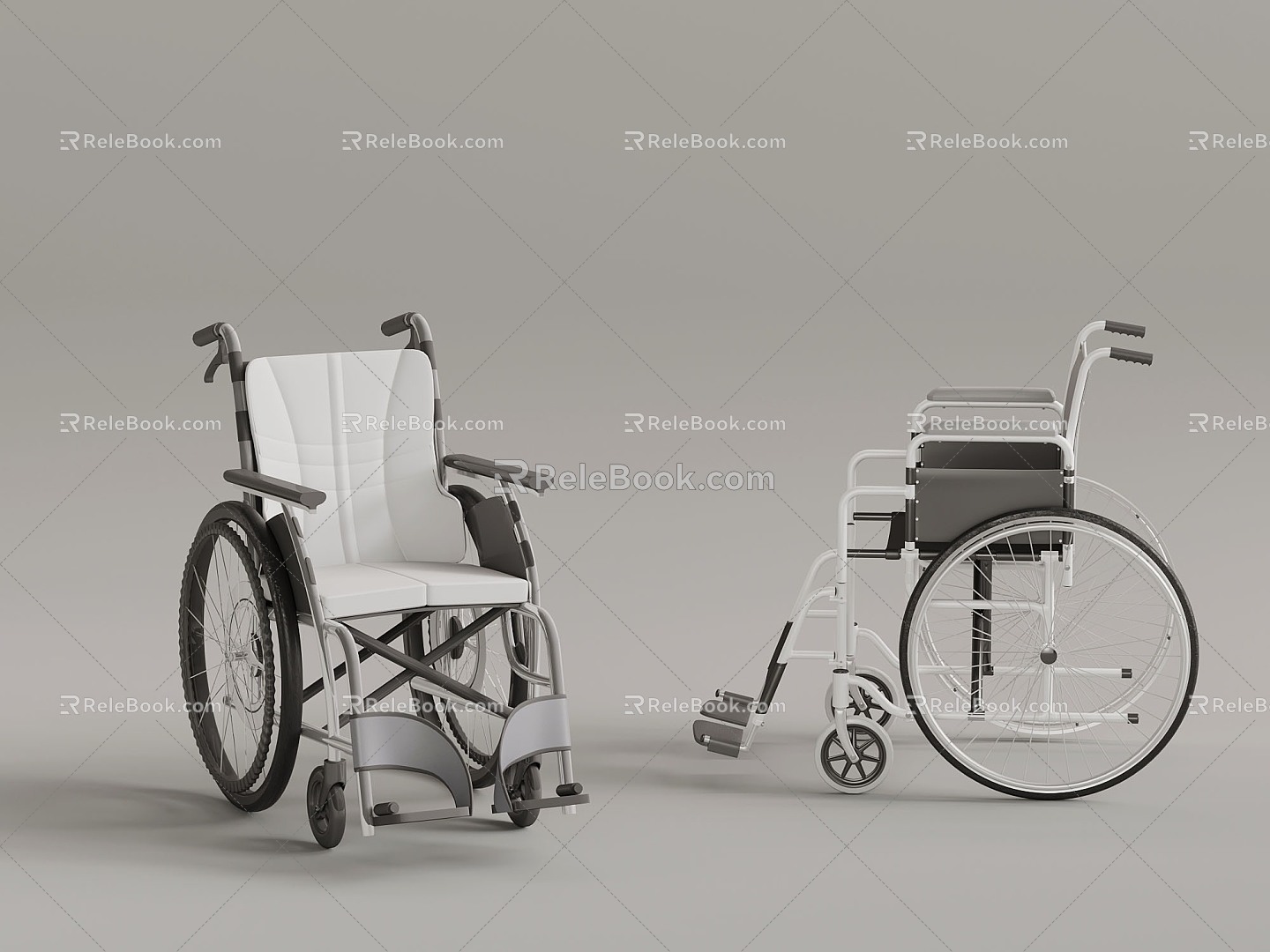 Modern Wheelchair 3d model