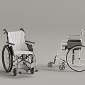 Modern Wheelchair 3d model