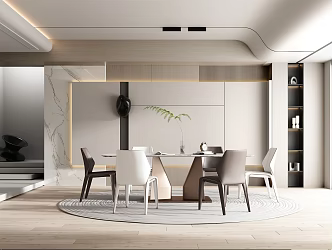 Modern Restaurant 3d model