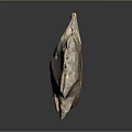 crossbow long spearhead stone dagger crossbow bow arrow crossbow mechanical crossbow shift bow 3d model