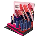 Silk Matte Finish Lipsticks Display Stand With Cosmetics Packaging Design
