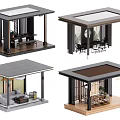 Various Garden Pavilion Designs With Glass Roofs Wooden Structures And Seating Areas
