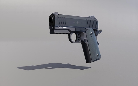 compact pistol 3d model