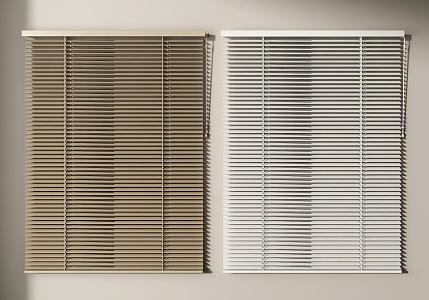 Venetian blinds, blackout blinds, curtains, lifting blinds, sunshades, pull blinds, roller blinds 3d model