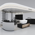 Nordic Store Bath Counter 3d model