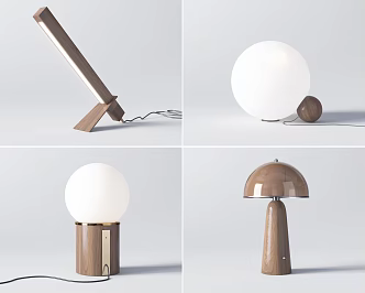 Modern table lamp 3d model