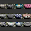Colorful Assorted Decorative Pillows With Floral Striped Geometric And Abstract Patterns