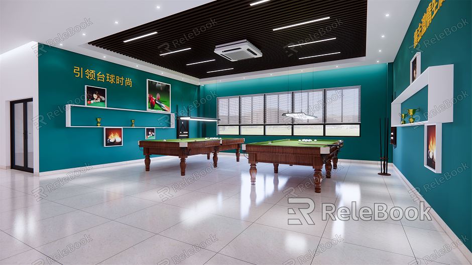 Modern Billiards Room Enterprise Billiards Room model