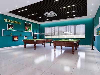 Modern Billiards Room Enterprise Billiards Room model