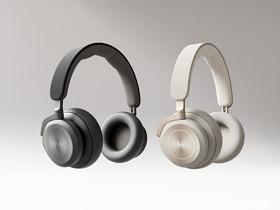 Modern headphones 3d model