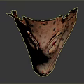 Game And Movie Character Mask Animal Head Design Orange With Black Spots And Prominent Eyes