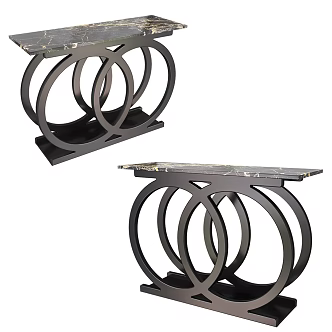 Console modern duanjing clause case 3d model