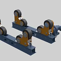 Heavy Duty Industrial Equipment With Metal Frame Multiple Rollers And Support Structure
