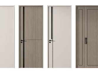 Modern swing door 3d model