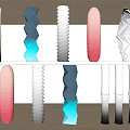 Modern Interior Special-shaped Column Creative Column Decorative Column Decorative Column Special-shaped Creative Art Column 3d model