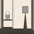 Modern lamp combination table lamp floor lamp combination 3d model