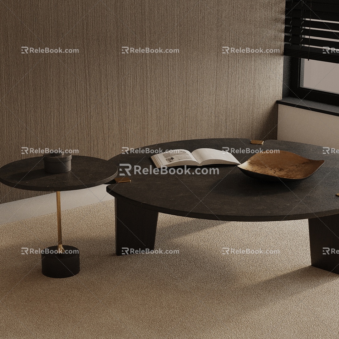 Modern coffee table 3d model