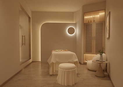 Quiet SPA Cream Beauty Room Beauty Room Beauty Salon 3d model