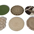 Modern Round Carpet 3d model