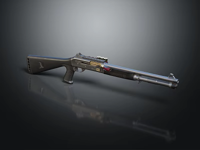 Modern shotgun shotgun shotgun 3d model Modern shotgun shotgun shotgun 3d model