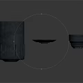 Black Rubber Equipment Components With Cylindrical Shape And Different Sizes Roll And Round Parts