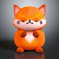 Modern Toy Muppet Toy Cat Pillow Muppet 3d model