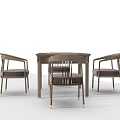 New Chinese Mahjong Table and Chair Mahjong Table 3d model