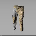 Modern Camouflage Cargo Trousers Design With Multiple Pockets And Utility Waistband