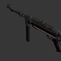 The MP40 gun 3d model