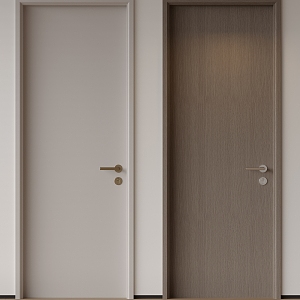 Room Door Single Door Bedroom Door Minimalist Door Invisible Door Wooden Door Kitchen Door Flat Door Top Door 3d model