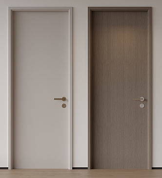 Room Door Single Door Bedroom Door Minimalist Door Invisible Door Wooden Door Kitchen Door Flat Door Top Door 3d model