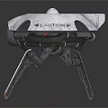Modern Robot Patrol Robot Security Robot Security Robot 3d model