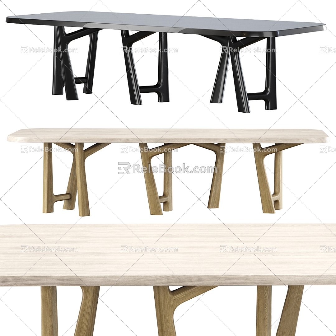 Modern Table Series 3d model